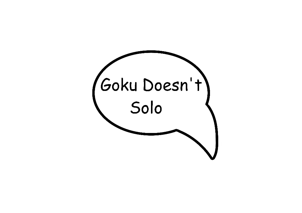Goku Don't Solo Sticker